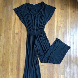 Black Off the shoulder Jumpsuit